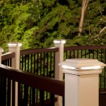 outdoor lighting railing